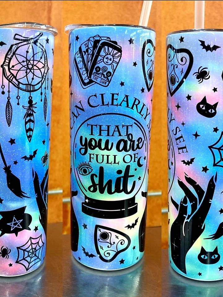 I can clearly see 20oz tumbler for wholesale by Boss Design Co Boutique