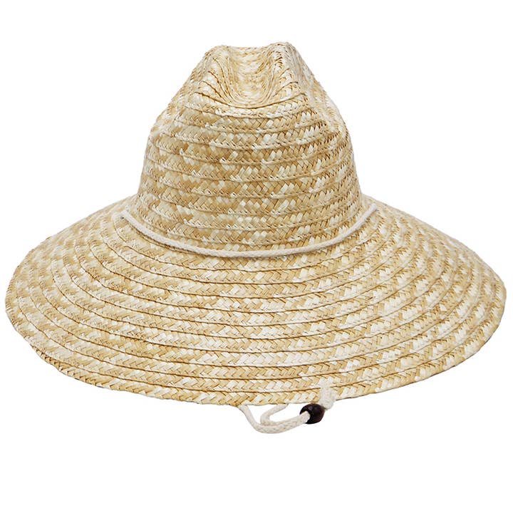 Cap Zone - Wholesale Straw Hat - Women's - Quarterhorse Crown Dome Wheat Straw Lifeguard Hat