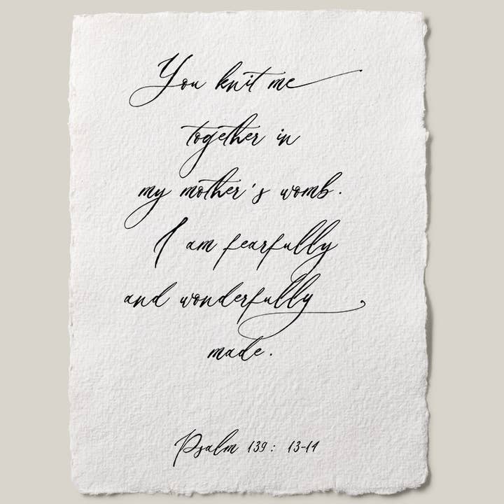 Print - « Tu m'as tricoté ensemble... » pour la vente par Lenny & Eva