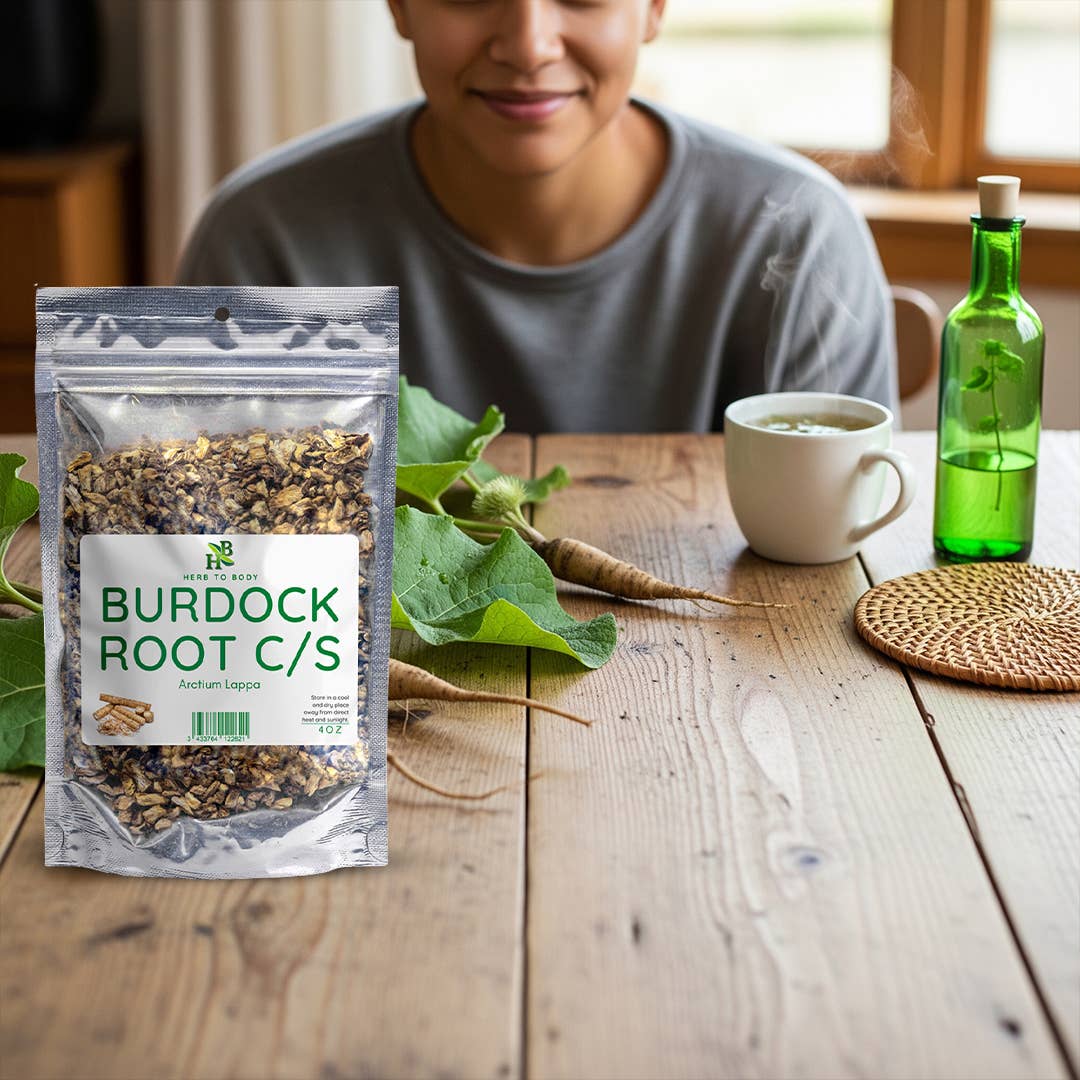 Herb To Body - Wholesale Herbs - Burdock Root C/S 4oz7
