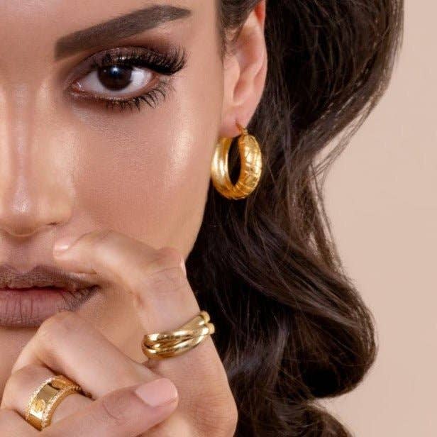 BLAIR - Wholesale Hoop Earrings - Fiona earrings1