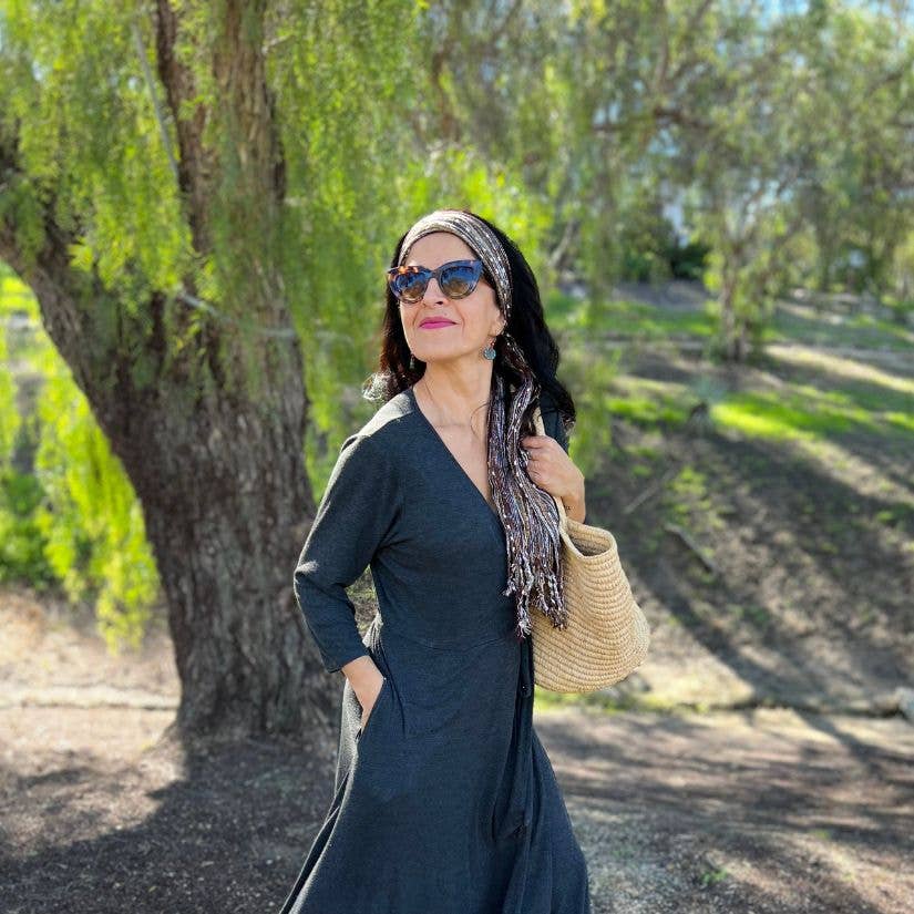 Humble Hilo – wholesale Scarf – Women's – Humble Hilo Multicolored Thread Artisan Scarf160