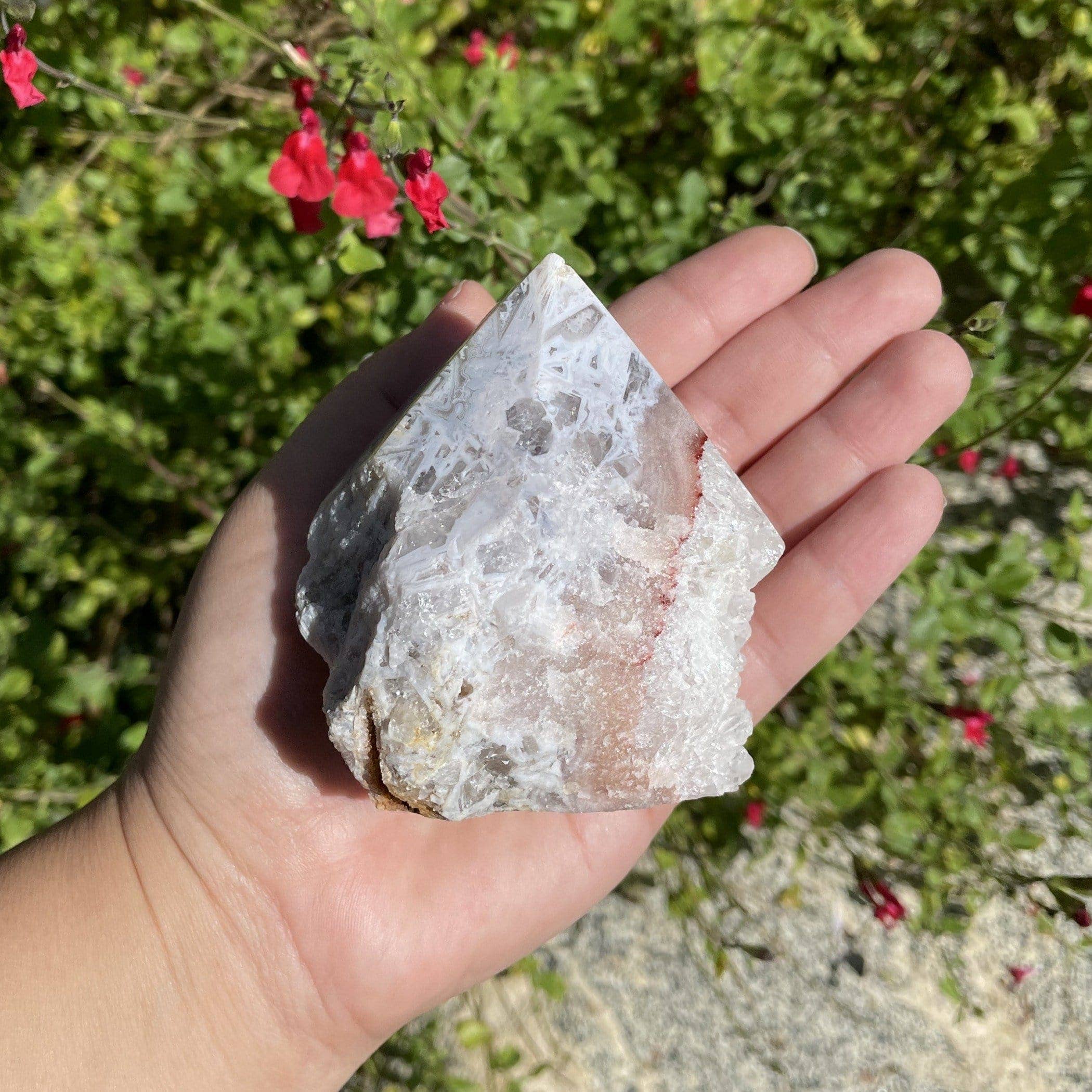 Rock Paradise - Wholesale Spiritual Stone/Crystal - Crystal Pink Amethyst Semi-polished Point by Weight7