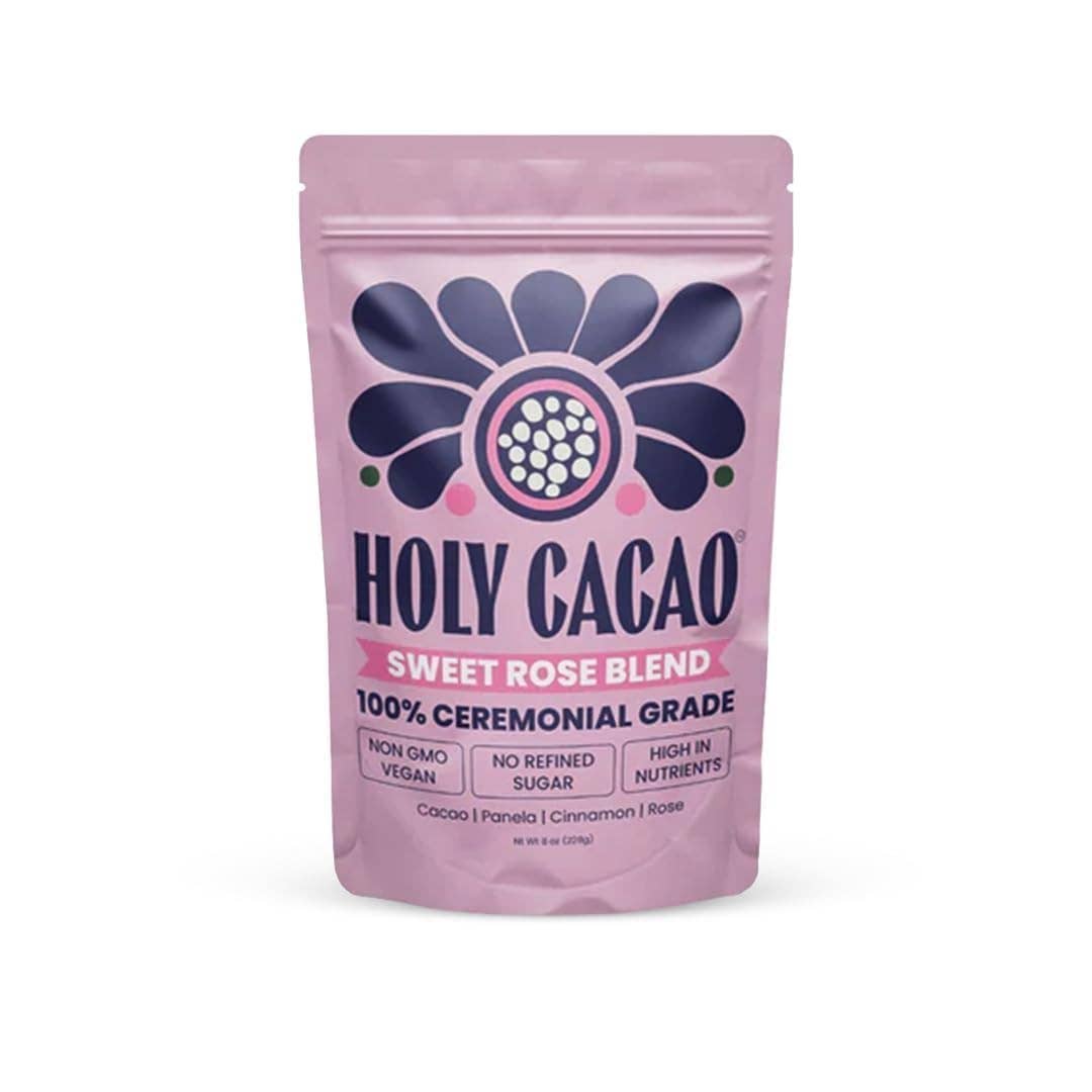 Holy cacao - Wholesale Hot Cocoa Mix/Kit - Holy Cacao Sweet Rose – Organic Ceremonial Cacao (10oz)