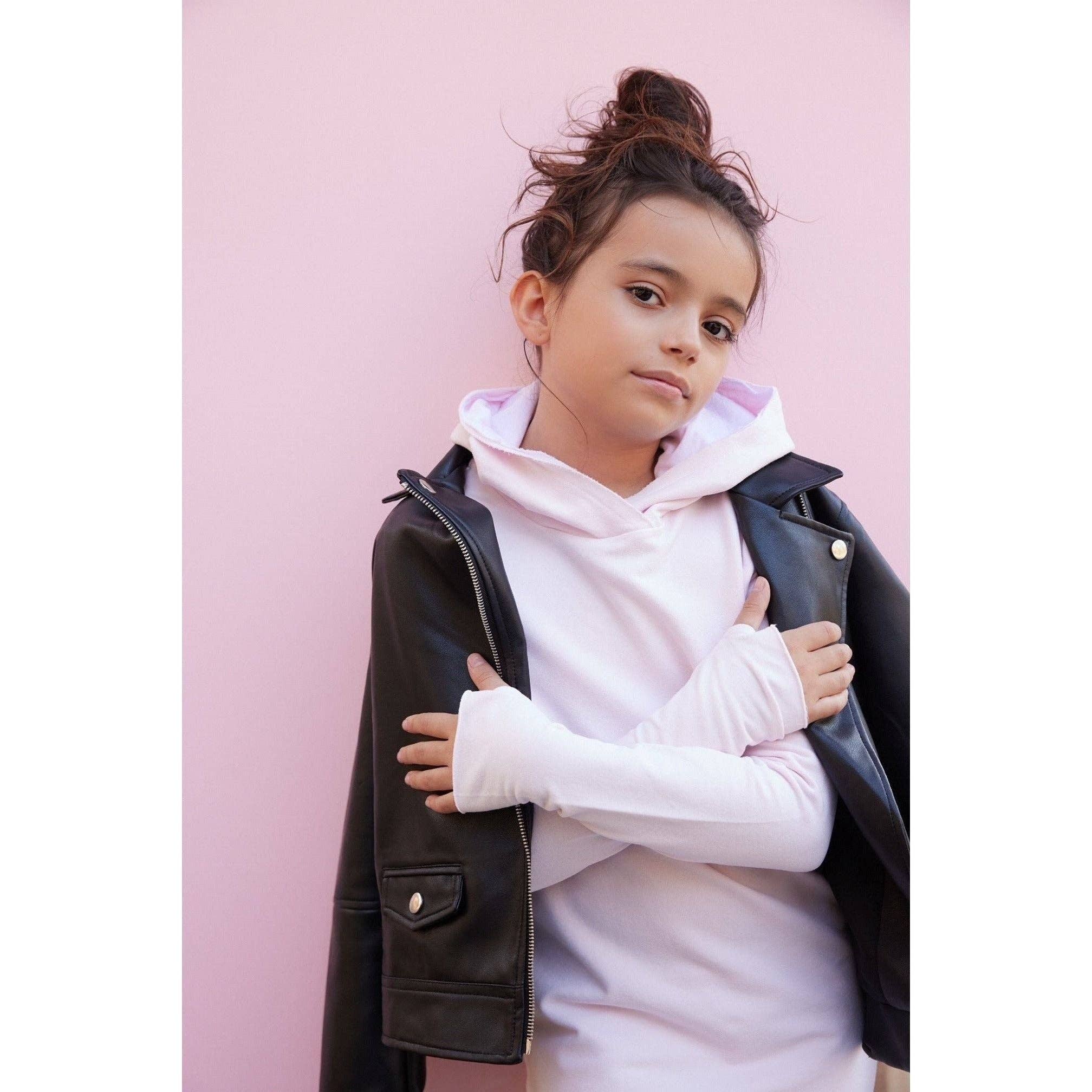 Be Mi Los Angeles – wholesale Dress – Kids – Organic Luna  Hoodie Dress5