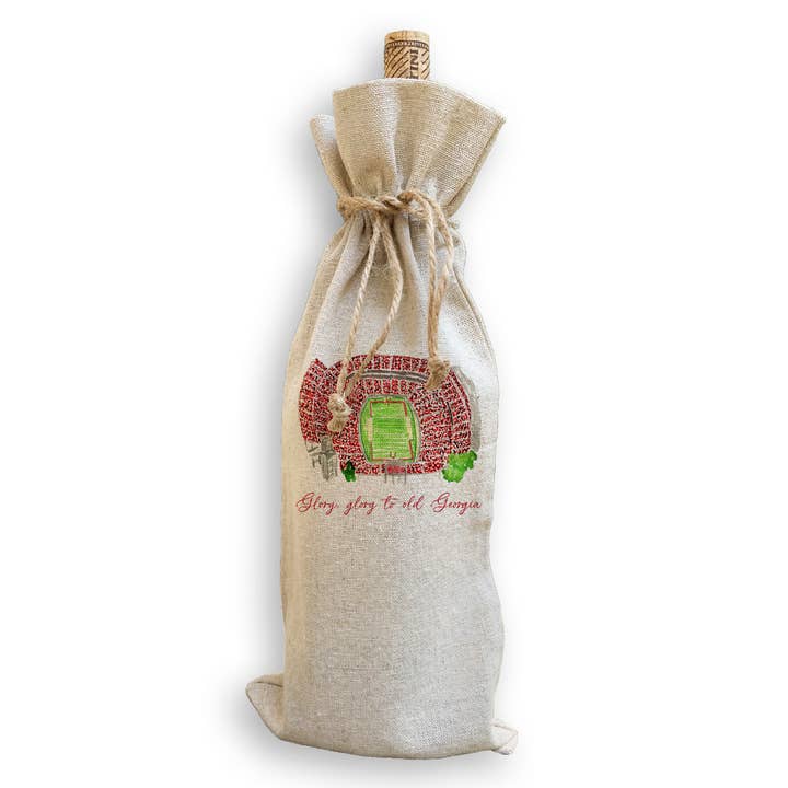 French Graffiti - Wholesale Tea Towel - Athens, Georgia Stadium with Quote3