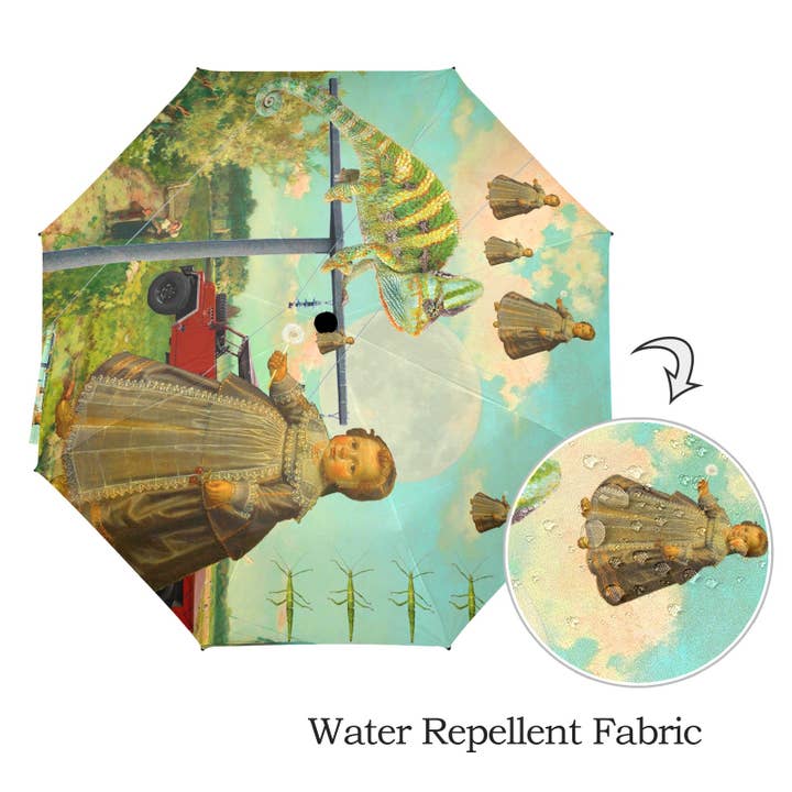 Bønes and Balløøns - Vente Parapluie – unisexe - Parapluie pliant semi-automatique DANDELIONS3