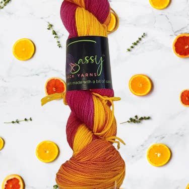 Sassy Black Yarns – Engroshandel Garn – Lyserød limonade1