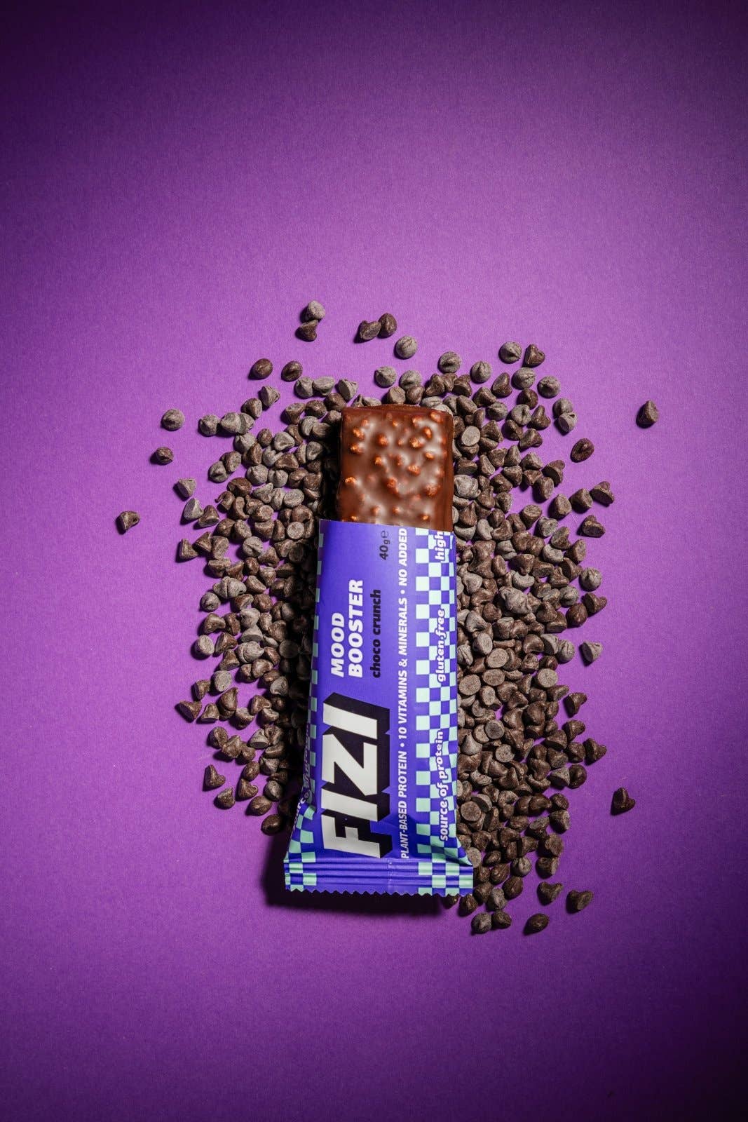 FIZI - Wholesale Snack Bar - MOOD BOOSTER “CHOCO CRUNCH” 12 X 40G4