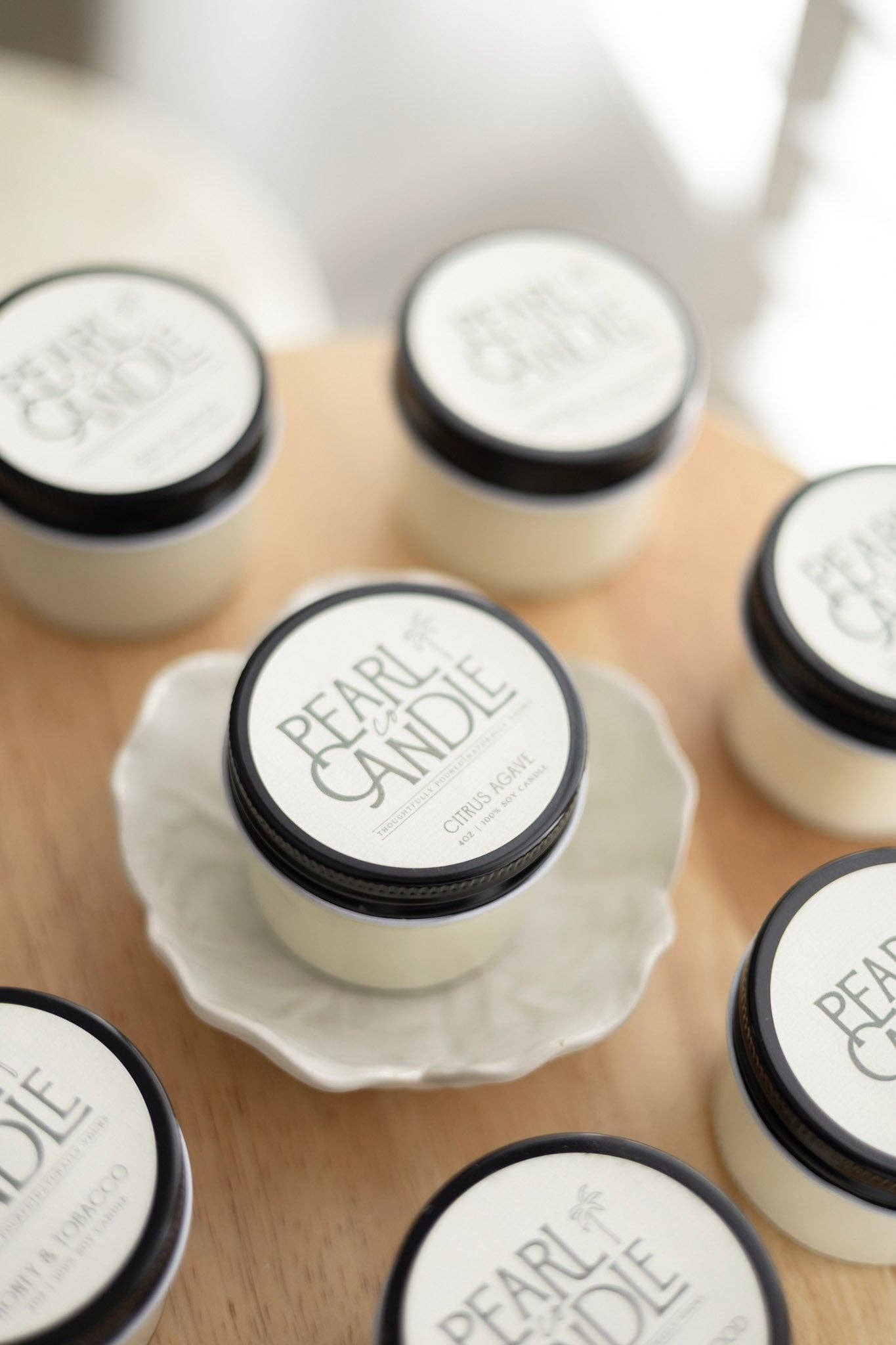 Pearl Candle Co. - Wholesale Jar/Filled Candle - Citrus Agave Candle0
