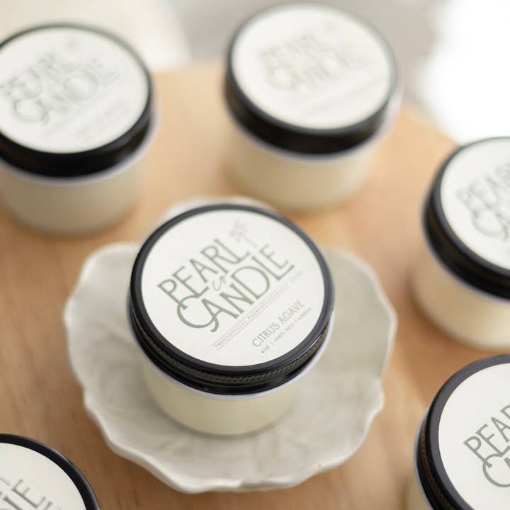 Pearl Candle Co. - Wholesale Jar/Filled Candle - Citrus Agave Candle