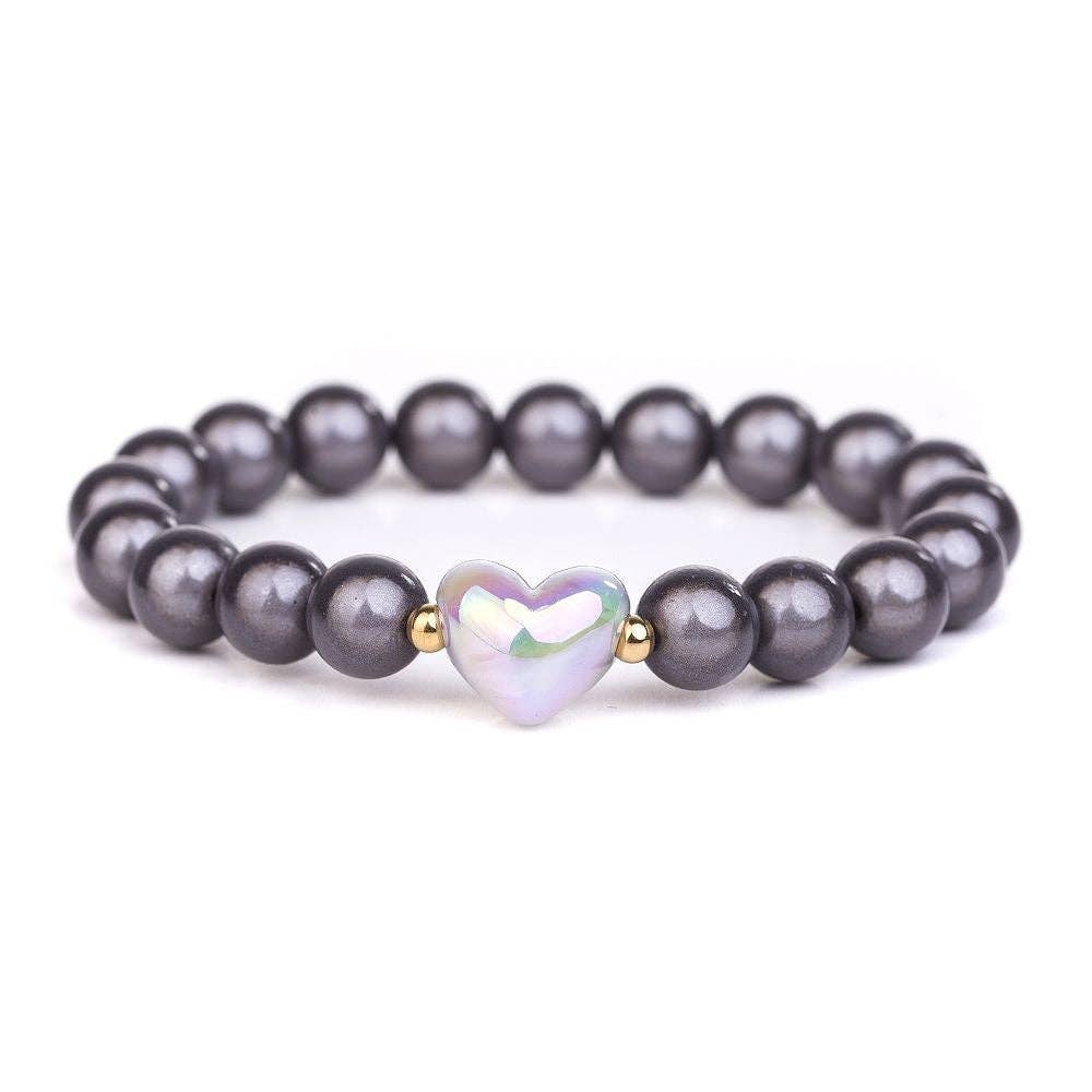 Fox by Ren GmbH - Vente Bracelet de perles - Bracelet Magic Pearls Heart II avec perles de 10 mm1