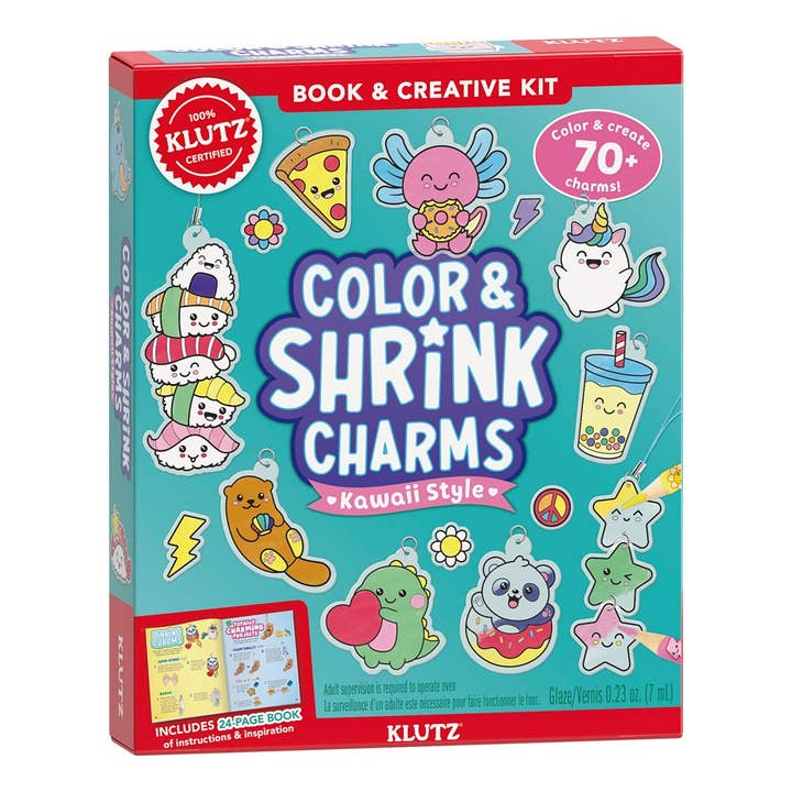 Color & Shrink Charms: Kawaii Style for wholesale by Scholastic