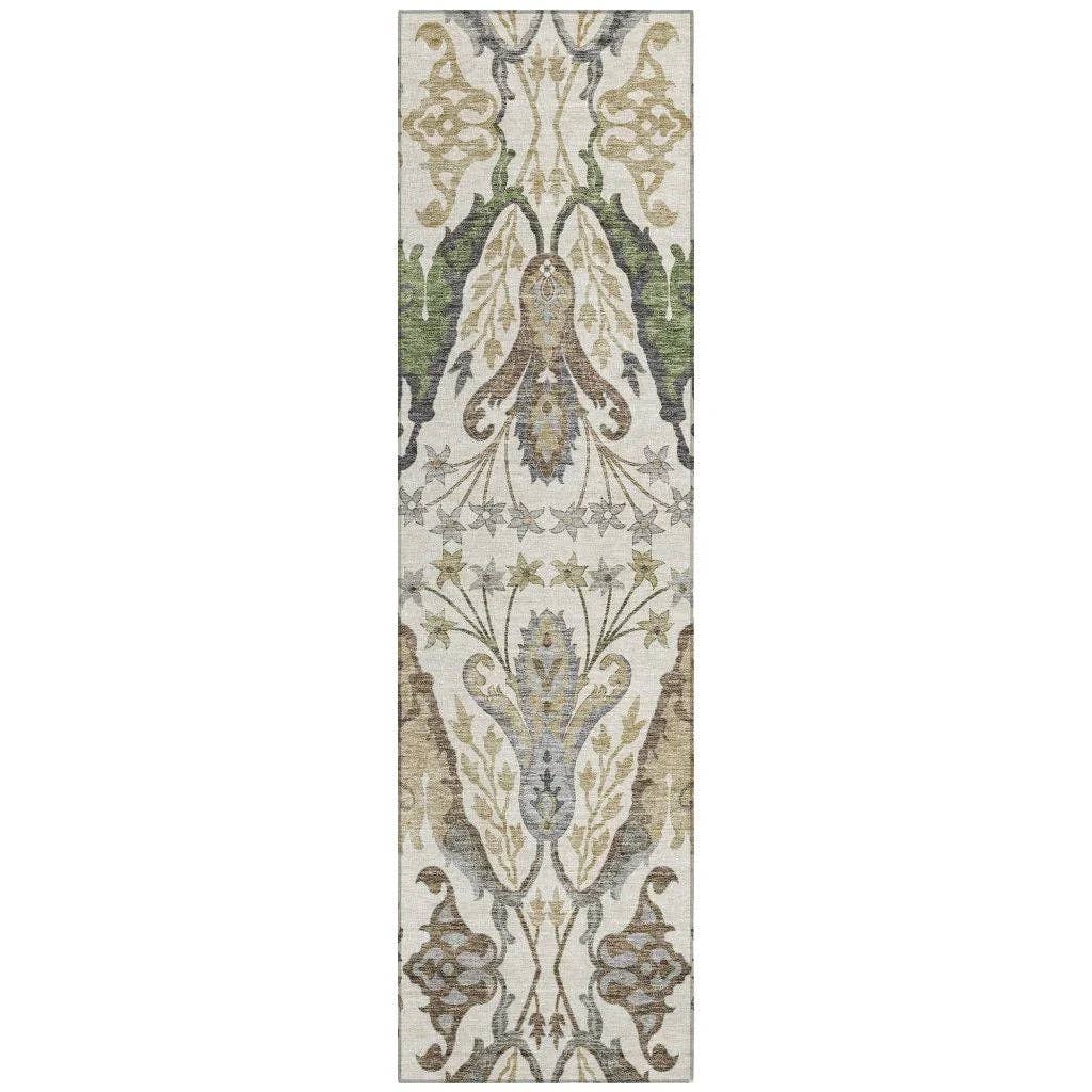 LOOMLAN – wholesale Area rug – Alfreda Ivory Washable Indoor-Outdoor Rug0