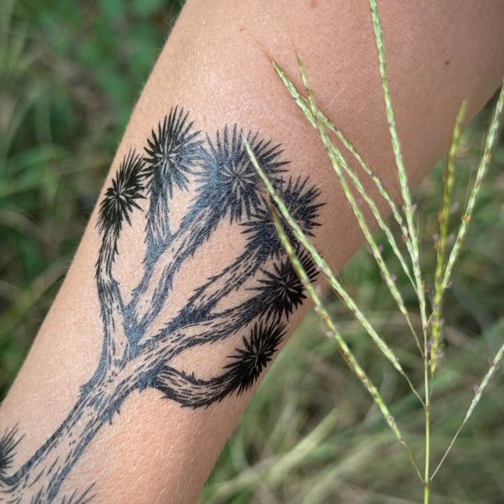 NatureTats - Wholesale Temporary Tattoo - Joshua Tree Temporary Tattoo Sheet2