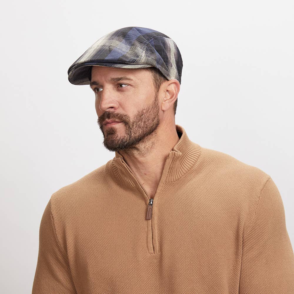 American Hat Makers - Vente Casquette gavroche – unisexe - Casquette plate Newsboy - Style Mikey4