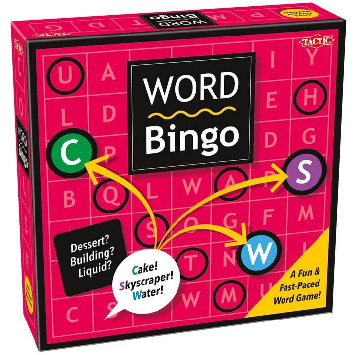 Word Bingo for wholesale by Tactic Games