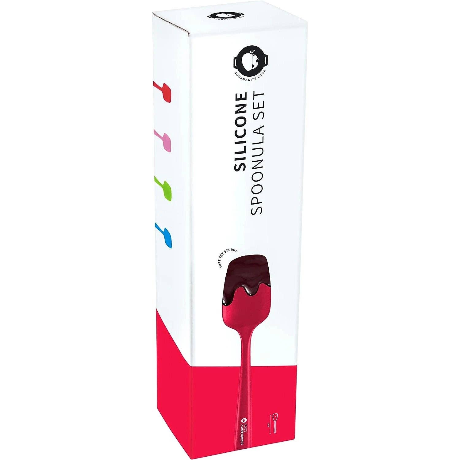 Think Distributors - Wholesale Spatula/Turner - Gourmanity Cook Silicone Spoonula - Set of 40