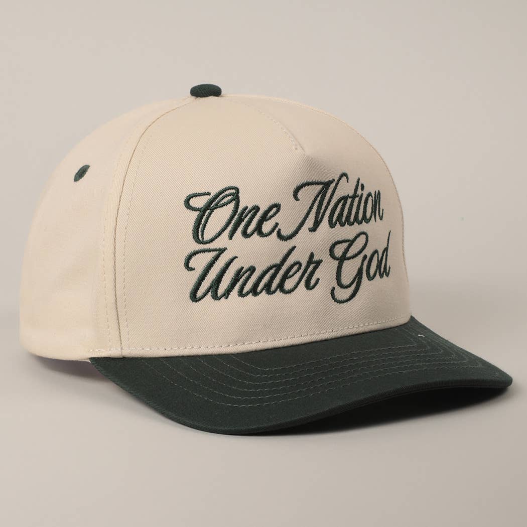 Fashion City - Wholesale Truckerpet - Uniseks - One Nation Under God Two-Tone Truckerpet9