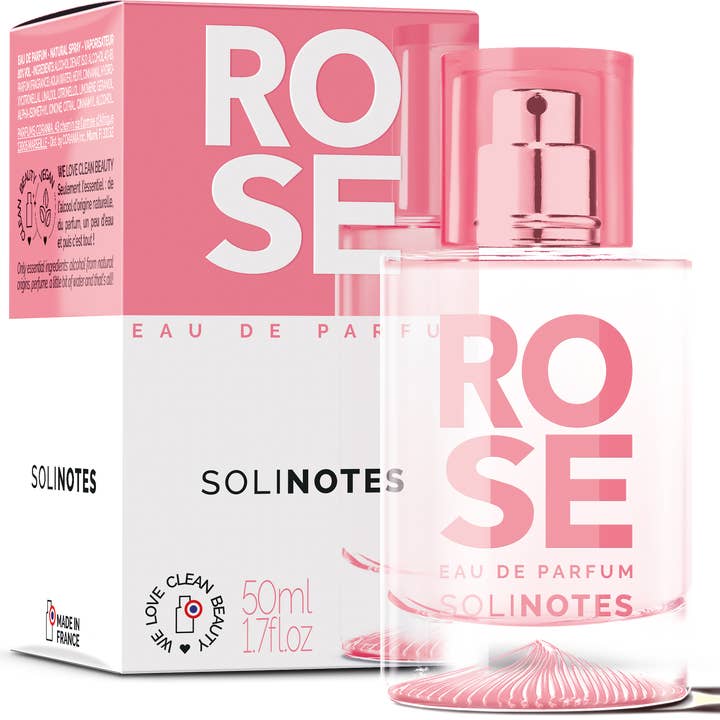 Solinotes (US Stores) - Distributed by Scents of Europe - Wholesale Perfume/Eau de Toilette - Rose Perfume 1.7 oz - CLEAN BEAUTY11
