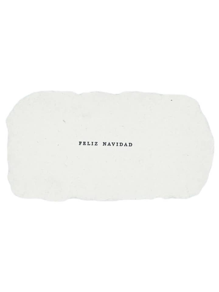 Feliz Navidad tiny note for wholesale by farmette