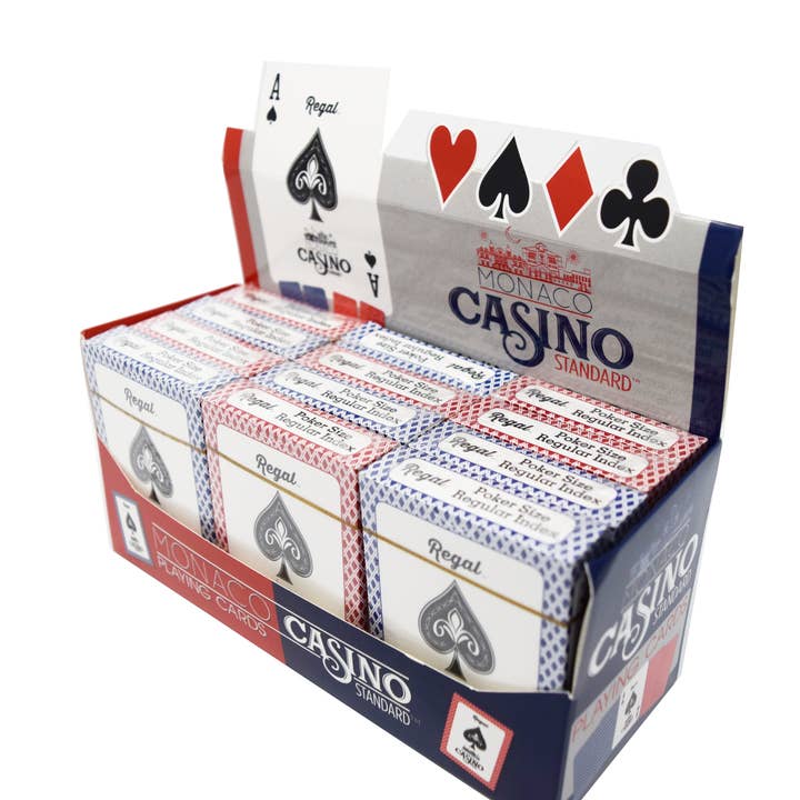 Regal Games - Wholesale Playing Cards - Casino Standard Playing Cards PDQ of 12