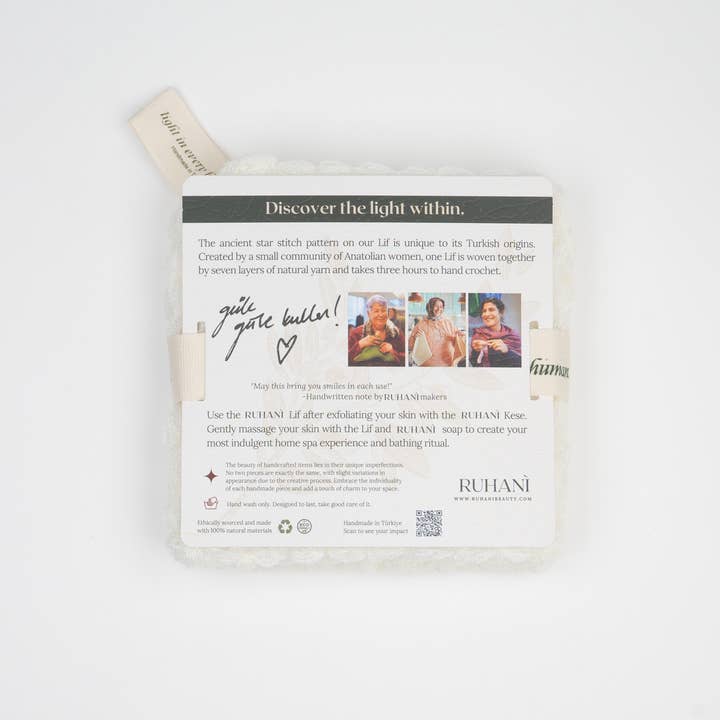 Ruhani - Wholesale Wash Cloth - White Lif – 7-Layer Plush Washcloth for Delicate Skin5