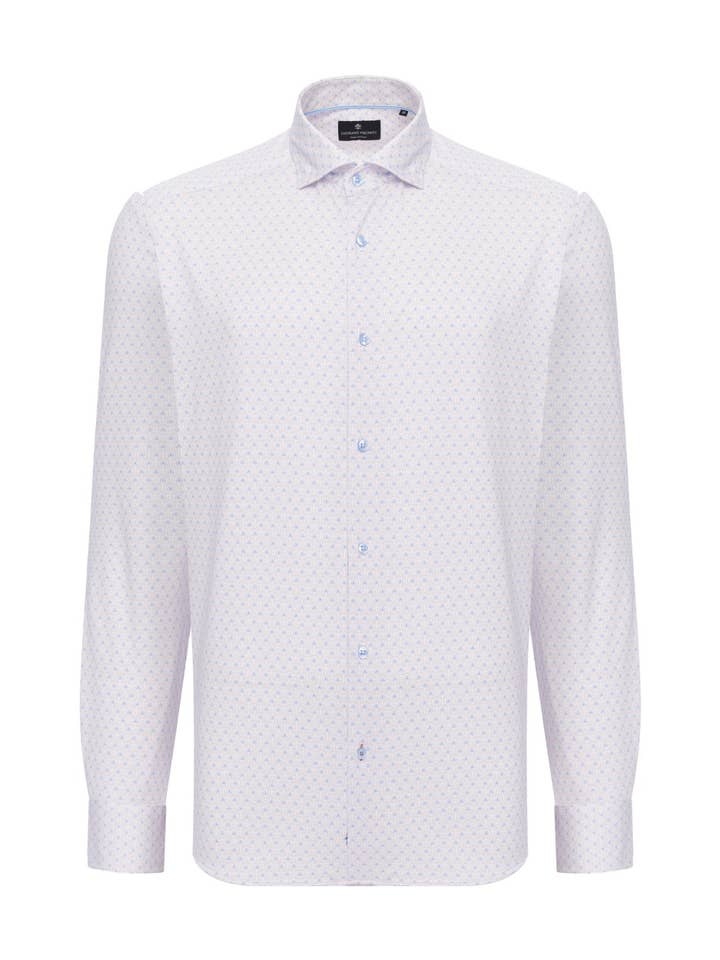 Multi Hex Print Skjorta för wholesale av Luchiano Visconti