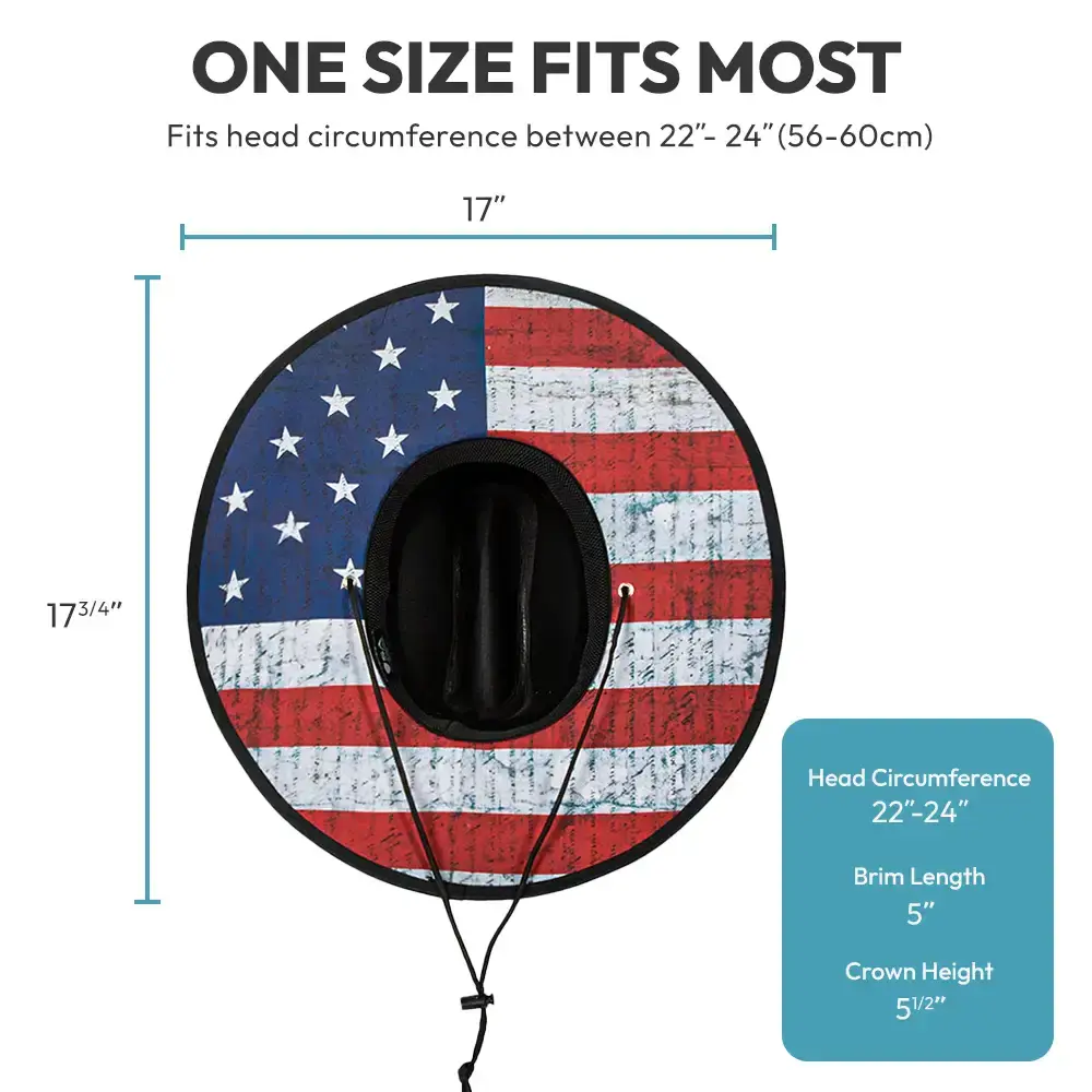 Soul of Adventure - Wholesale Straw Hat - Unisex - Keys Straw Hat / Lifeguard Hat – Wide Brim, UPF 50+30