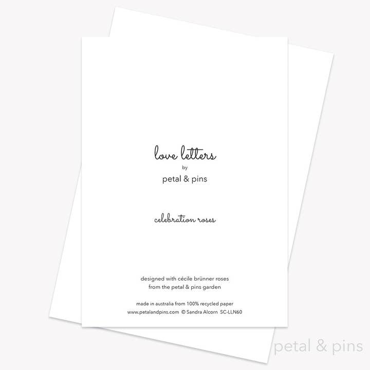 petal & pins - Wholesale Birthday card - 60th Birthday Card | Celebration Roses | Milestone Birthday1