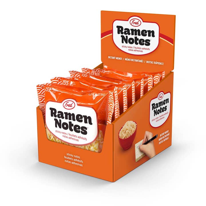 Fred & Friends - Wholesale Sticky Notes - Ramen Notes - Sticky Notes