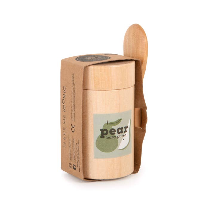 Make Me Iconic - Wholesale Wood Toy - Kids - WOODEN TOY - LOOSE CHANGE DOLL FEEDING PEAR PUREE18