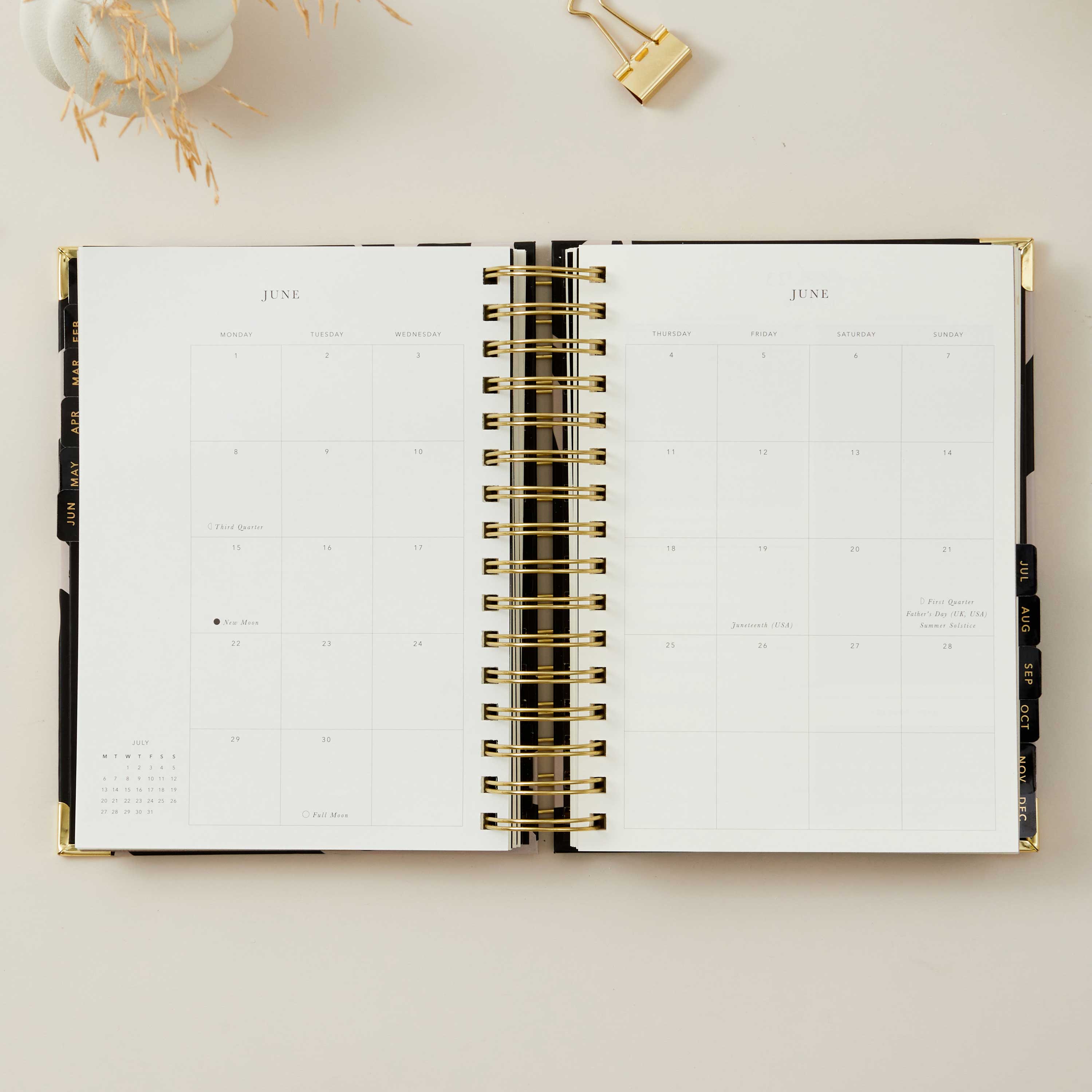 Blush And Gold - Wholesale Planner - 2026 Daily Planner - Flora II7