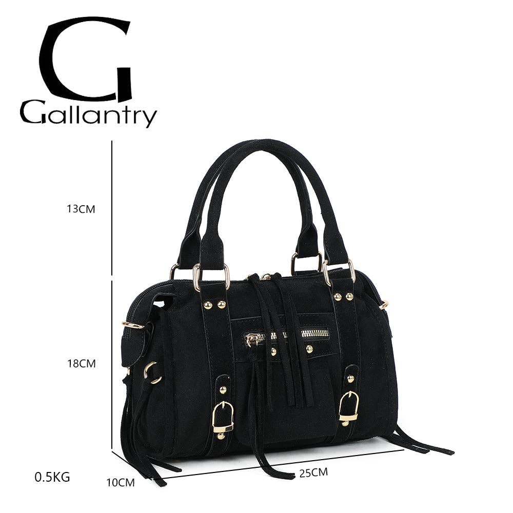 Gallantry – wholesale Shoulder bag – women's – Skyla Small Golden Suede3