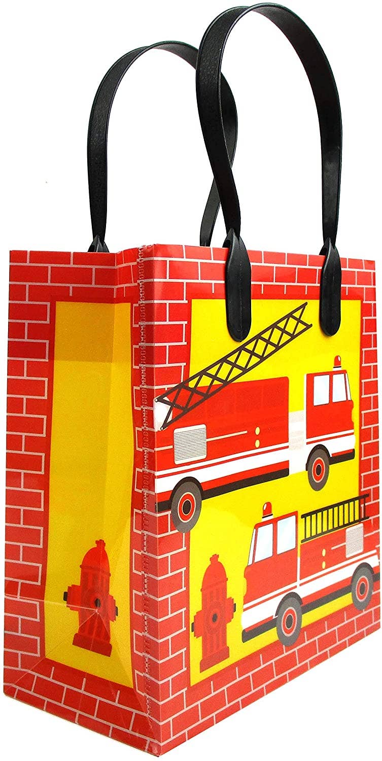 Tiny Mills – Saquinho de presente por atacado – Sacos para lembrancinhas de festa para caminhões de bombeiros, pacote com 122