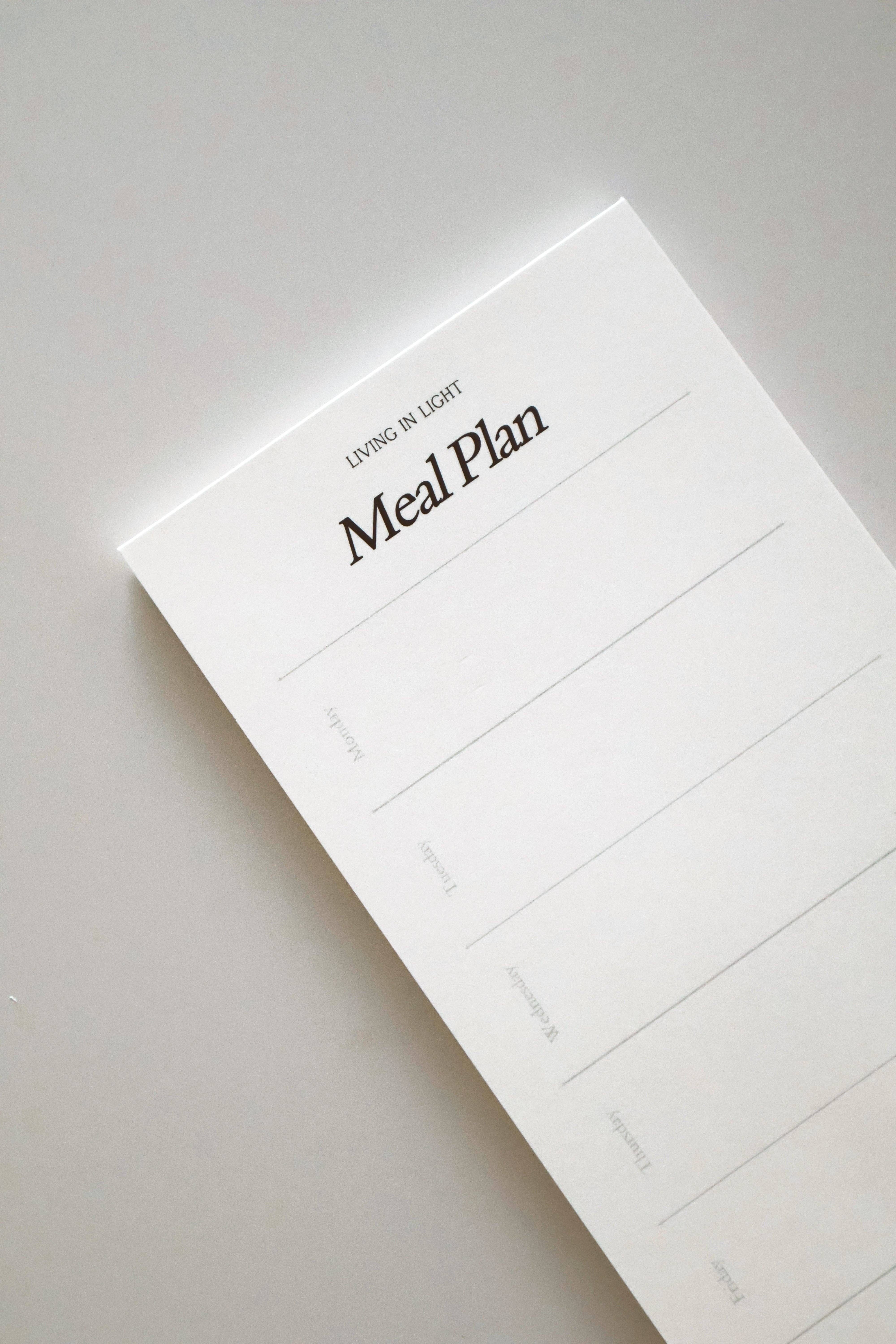 Living In Light - Wholesale Notepad - Living in Light Faith-Based Meal Planning and Prep Notepad1