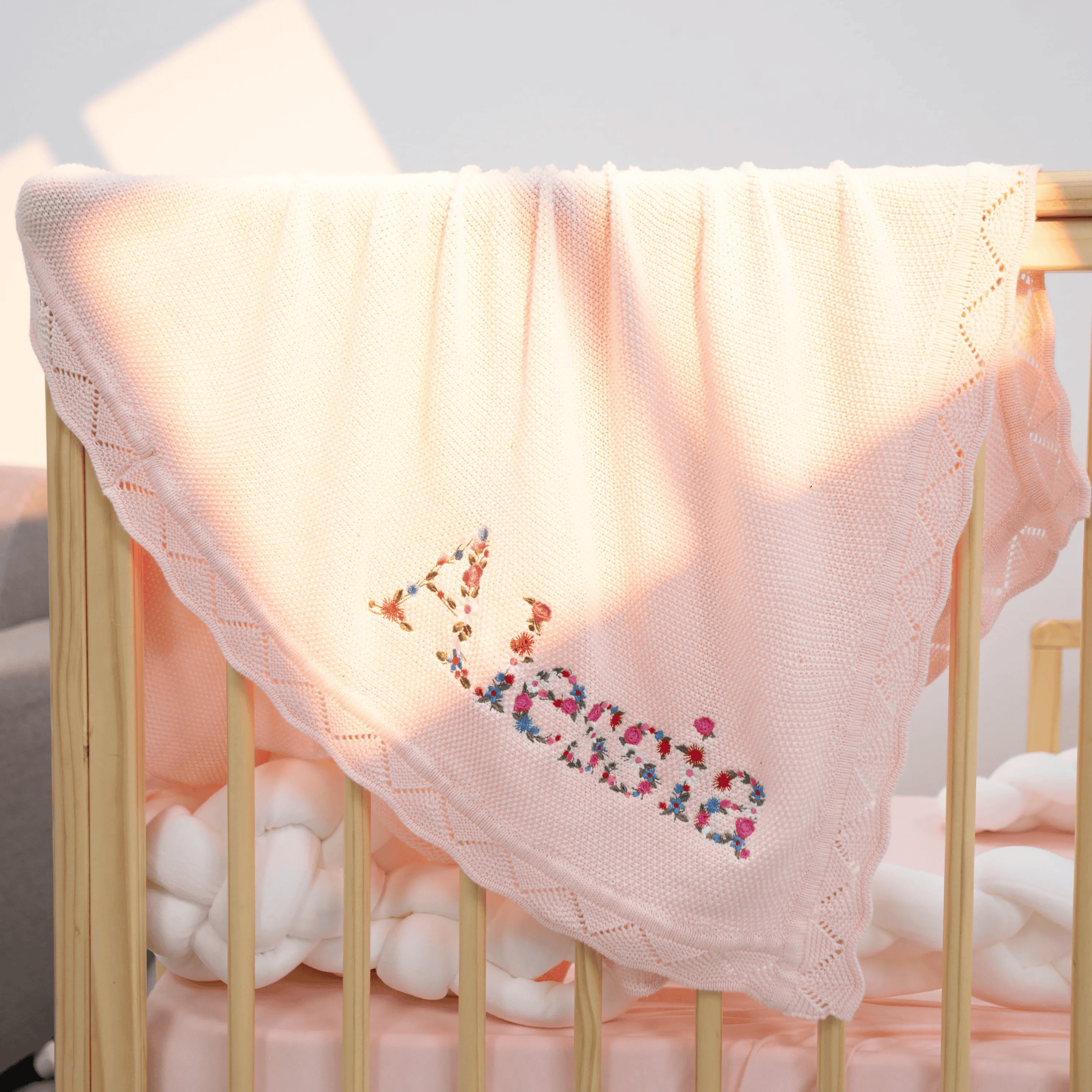 SwaddleAn - Wholesale Milestone Blanket - Kids & Baby - Heirloom Lacing Baby Blanket - 100% Cotton9