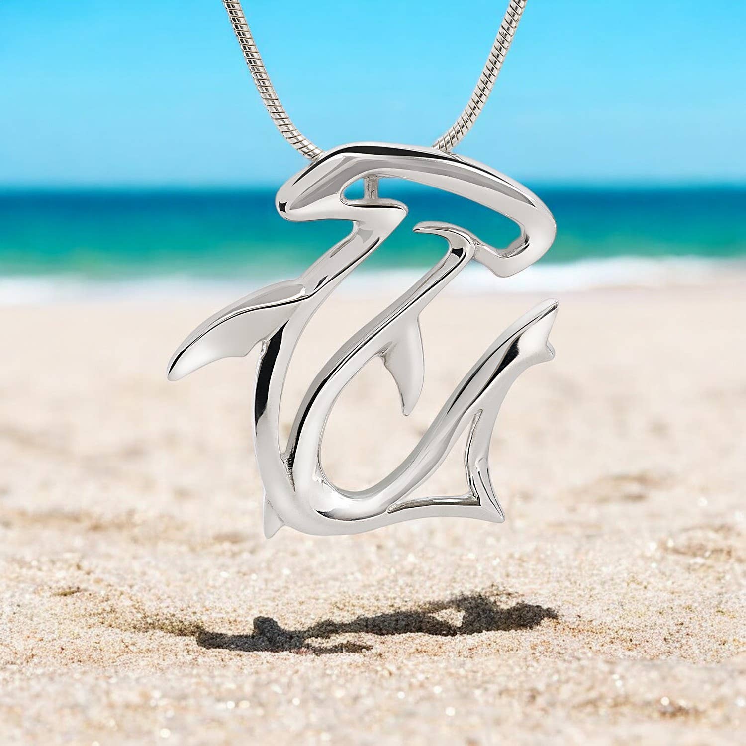 Big Blue by Roland St John - Wholesale Pendant/Charm Necklace - The Hammer/ Hammerhead Shark0