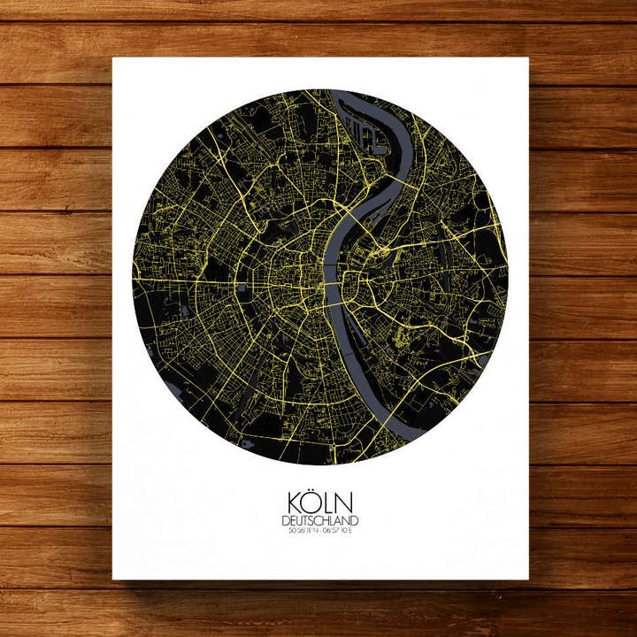 Plakat af Köln | Tyskland for engroshandel hos mapospheres