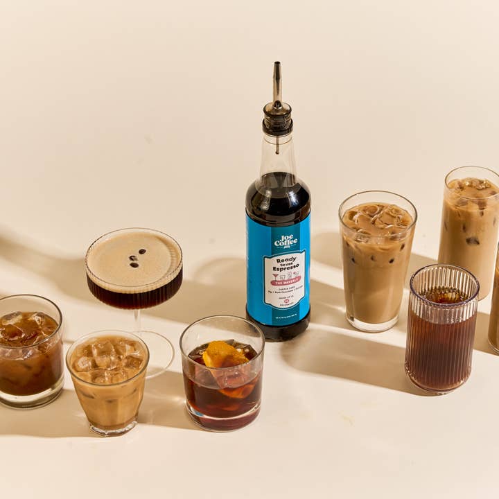 Joe Coffee Company - Wholesale Instant Coffee/Espresso - Ready to Use Espresso Specialty Coffee Concentrate, 25 fl oz Bottle, Kosher2