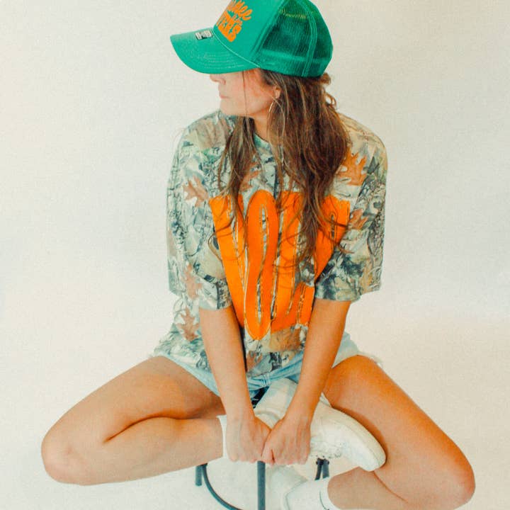 The Clandestine Underground – boné - Unissexo por atacado – Para os amantes, Chapéu Tennessee Western Trucker (Laranja)1