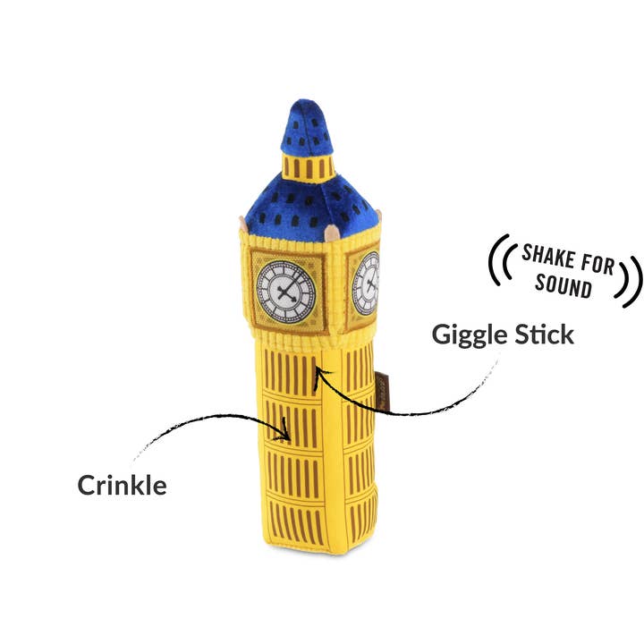 P.L.A.Y. Pet Lifestyle and You - Wholesale Pet Plush Toy - Dog - Totally Touristy - Big Ben8