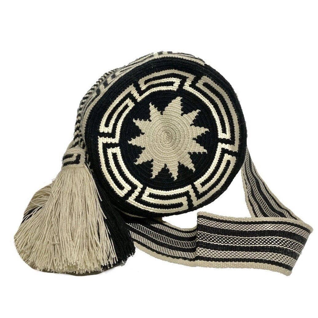 Colorful 4U - Wholesale Crossbody Bag - Women's - Aztec Crochet Bags | Neutral Boho Bags - M1