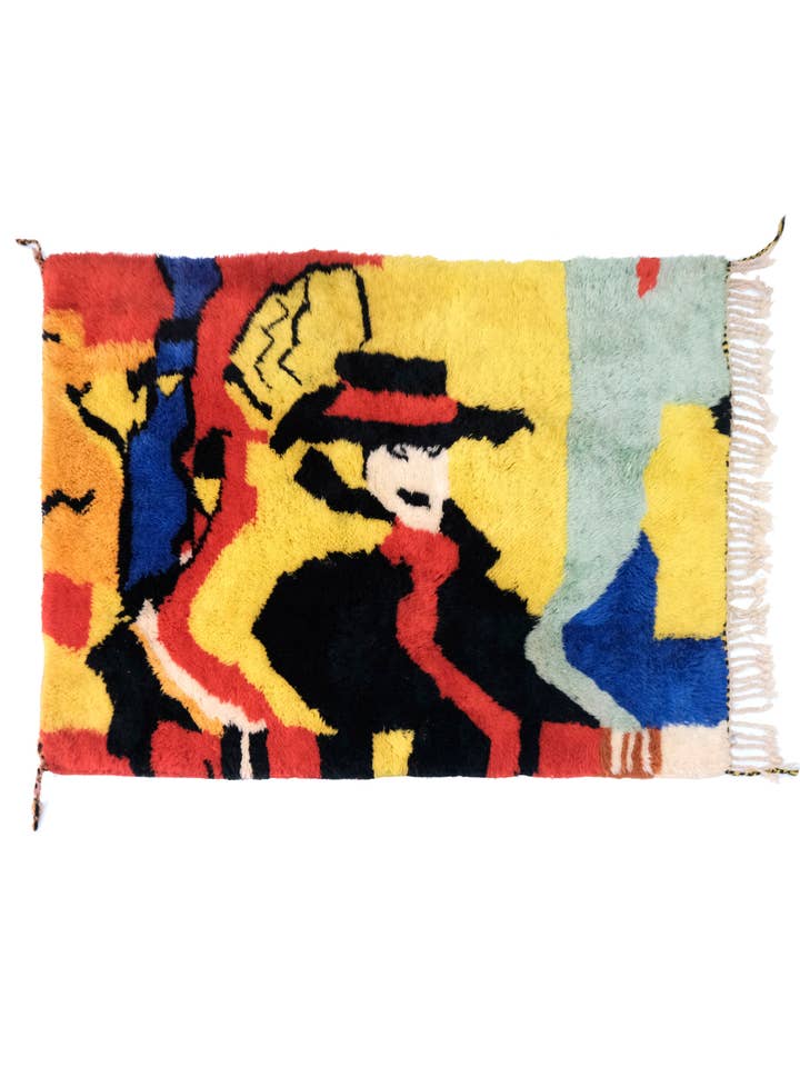 Vogue Revival Art Rug for wholesale by Purple Mountain Rugs