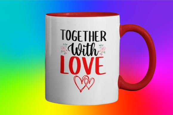 SubliMasterUK – wholesale Coffee mug – Together Valentine's Day Red Mug Design/Mug sublimation dishwasher safe0