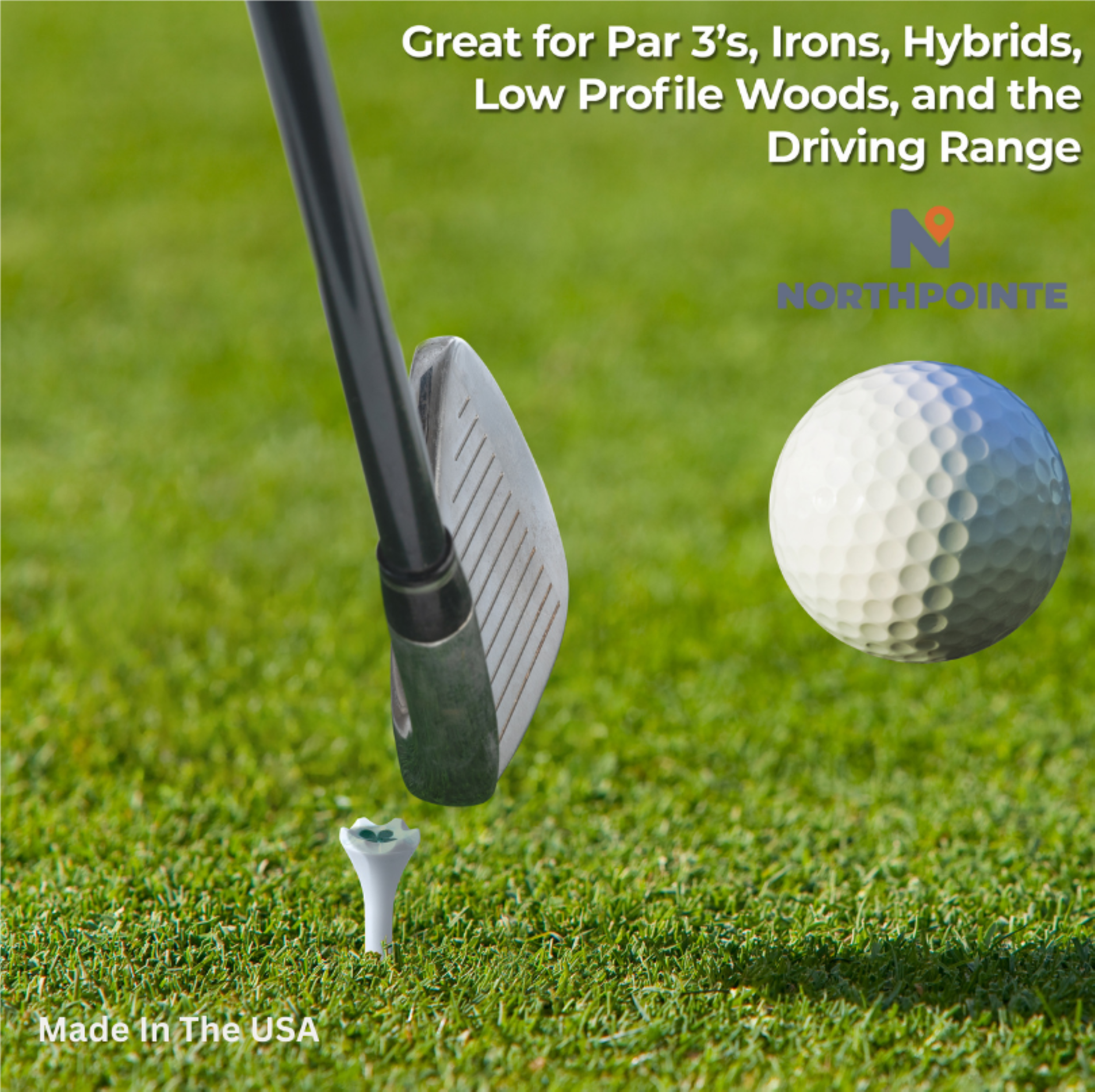 NorthPointe Golf - Wholesale Sports & Outdoor - Four Leaf Clover Cup Imprinted Golf Tees6