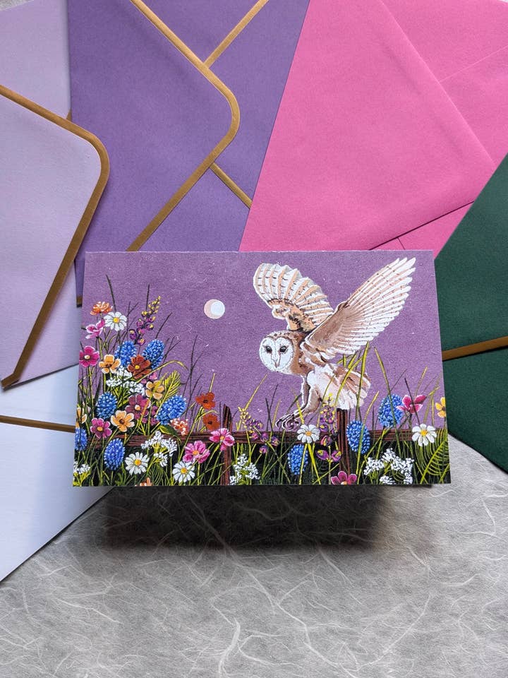 Carte de vœux Barny pour la vente par Mantis Shrimp Monocles