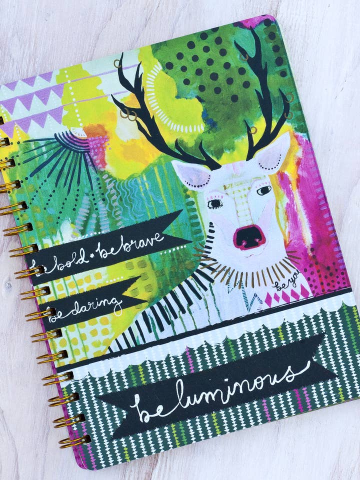 Be Luminous Spiral Journal for wholesale by Jessica Swift