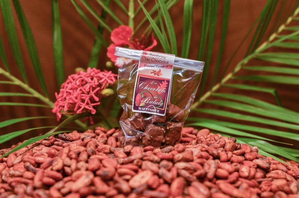 Les chocolats de Balata - Vendita all'ingrosso Dolci ricoperti di cioccolato - Sacchetto Rocher caramello arachide