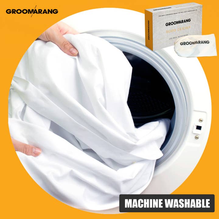 My Wholesale Warehouse - Vente Brosse/peigne à barbe - Cape à barbe Groomarang qui attire les cheveux : moins de désordre, meilleure barbe5